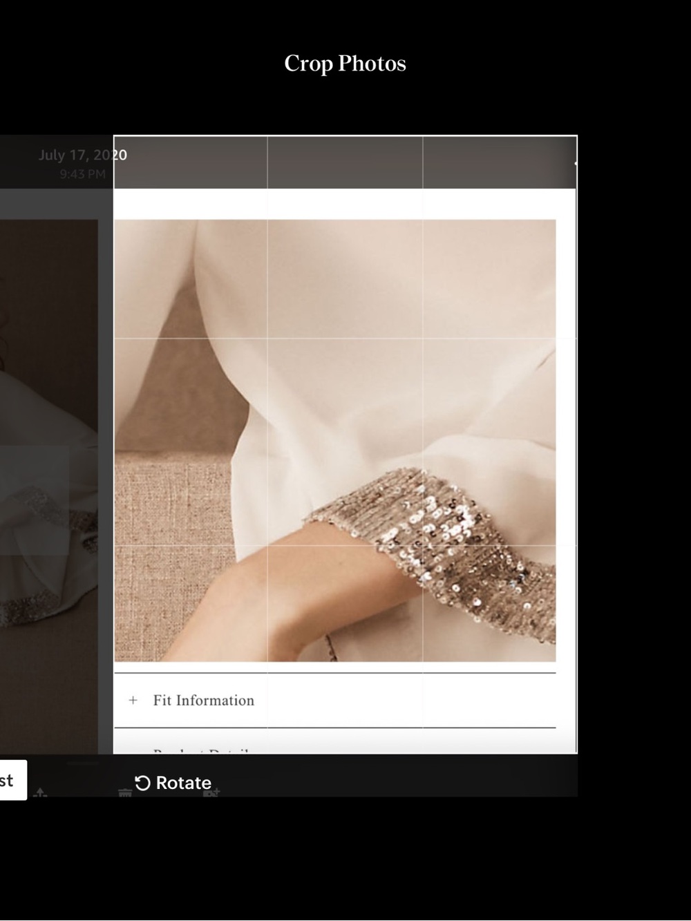 Stunning Designer above the knee, wedding, vow renewal or prom dress.